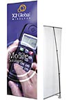 Single Sided Telescopic Banner Stand