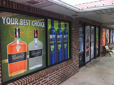 windows adhesive window vinyl branding perforated signage storefront custom film printing sign examples printed fs vehicle effective megaprint vision way