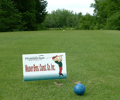 Golf Sponsor Sign for Tees and Greens