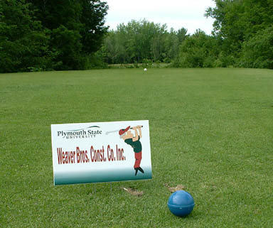 <b>Height 12"<br> Width 16</b>" Golf Sponsor Sign for Tees and Greens