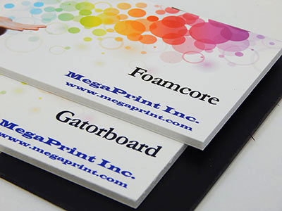 foamcore board and gatorboard