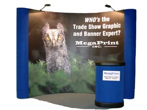 portable trade show booth display