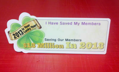 Counter Sign<br /> Printing on 3/16 Ultraboard counter sign