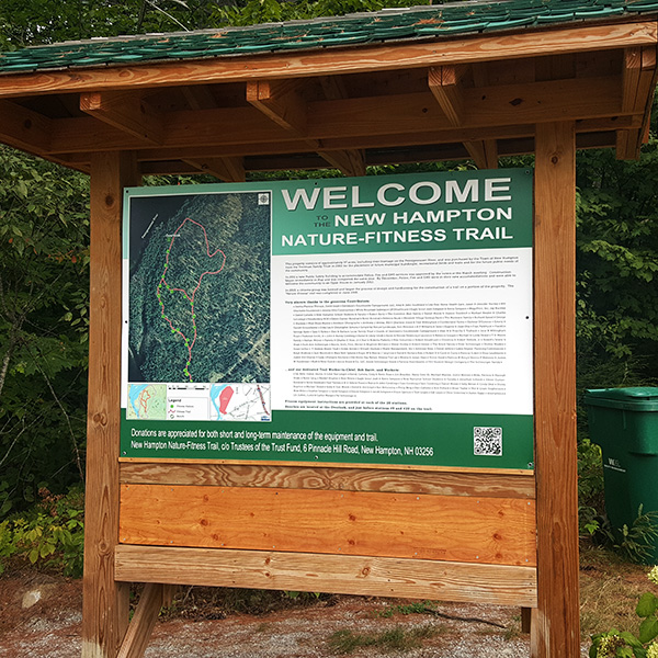 trail signs and kiosks