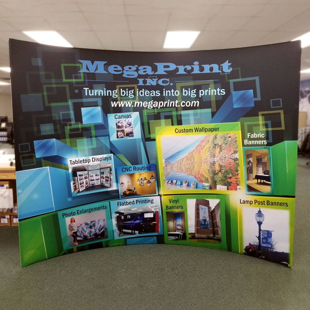 Complete Portable Pop Up Booths, Trade Show Graphics