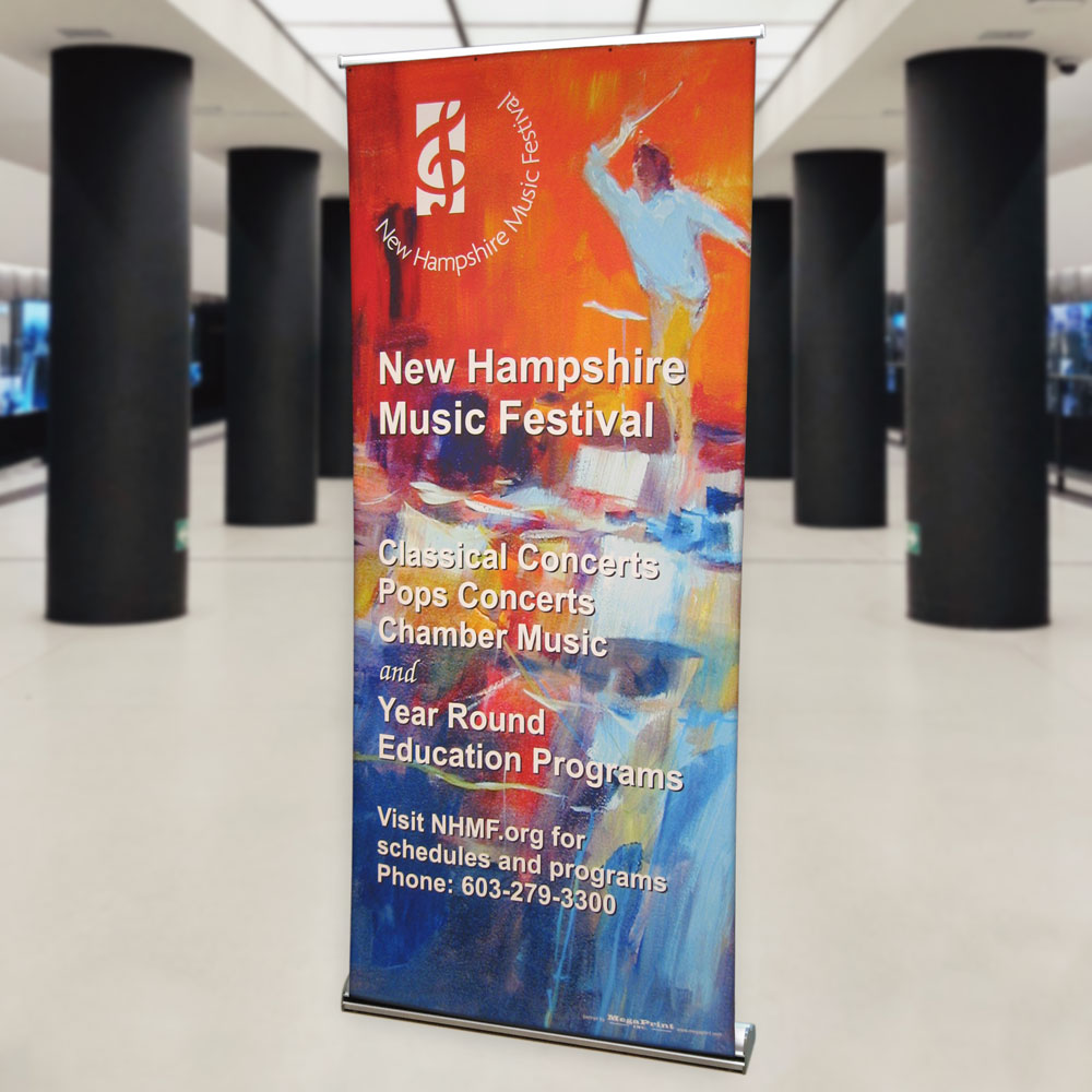 standard retractable banner stand